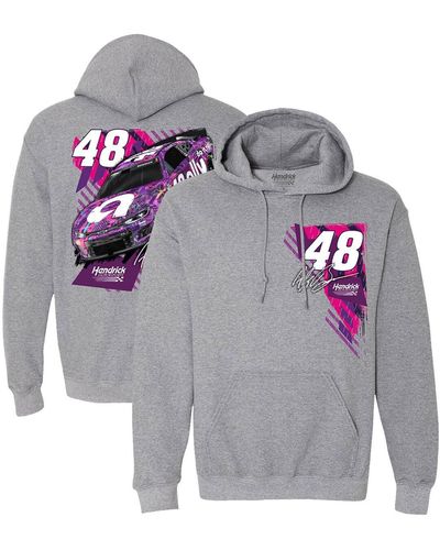 Hendrick Motorsports Team Collection Alex Bowman Ally Pullover Hoodie - Gray