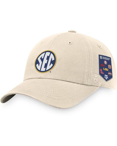 Top Of The World Sec Banner Adjustable Hat - White