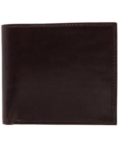 Trafalgar Cabot Cortina Bi-fold Leather Wallet - Black