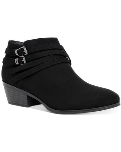 Style & Co. Willoww Booties - Black