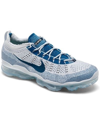 Nike Air Vapormax 2023 Flyknit Running Sneakers From Finish Line - Blue