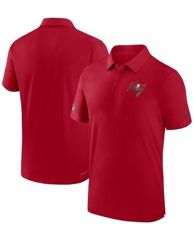 Nike San Francisco 49ers Sideline Coaches Performance Polo Shirt - Red