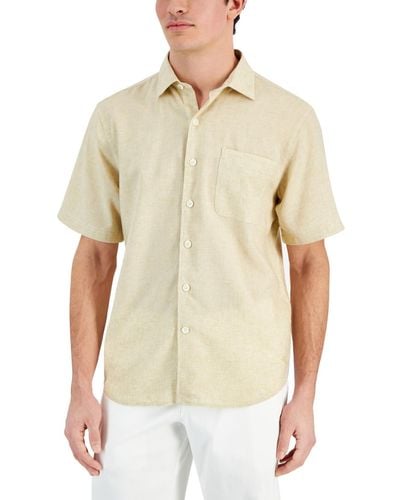 Tommy Bahama Sand Desert Short-sleeve Shirt - Natural