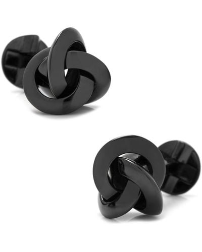 Cufflinks Inc. Sterling Knot Cufflinks - Black