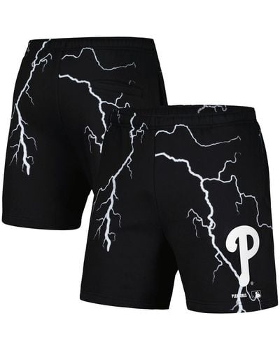 Pleasures Philadelphia Phillies Lightning Shorts - Black