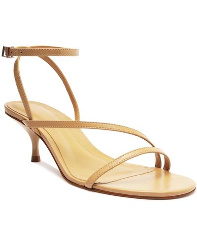 SCHUTZ SHOES Helene Stiletto Dress Sandals - Metallic