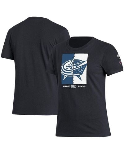 Tampa Bay Lightning adidas Women's Reverse Retro Creator T-Shirt - Blue