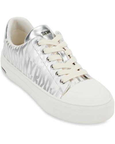 DKNY York Lace-up Low-top Sneakers - White