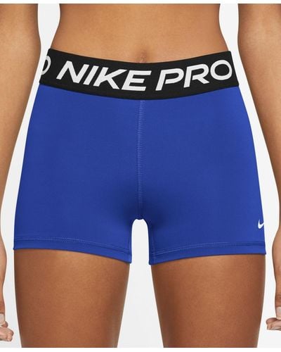 Nike Pro 3" Shorts - Blue