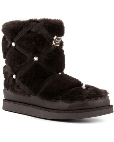 Juicy Couture Knockout Winter Booties - Black