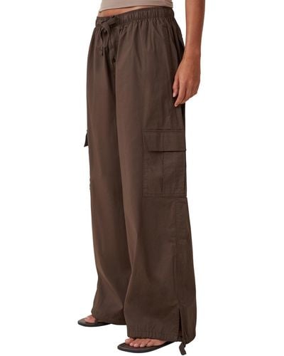 Cotton On Summer Cargo Pants - Brown