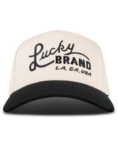 Lucky Brand Vintage Embroidered Baseball Cap - Black