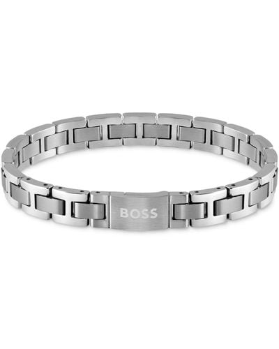 BOSS Essentials Stainless Steel Bracelet - Metallic