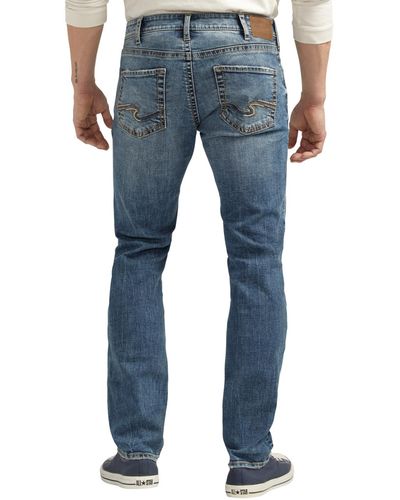 Silver Jeans Co. Konrad Slim Fit Slim Leg Jeans - Blue