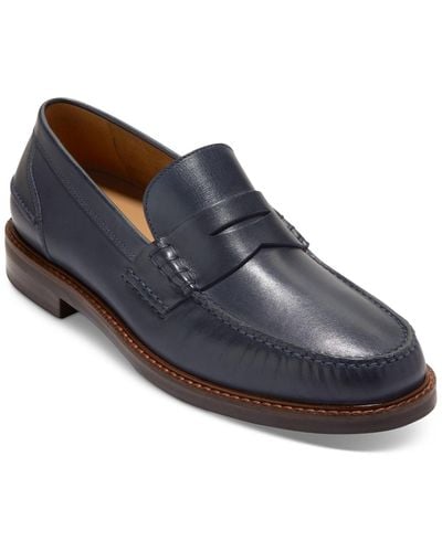 Cole Haan Pinch Prep Slip-on Penny Loafers - Blue