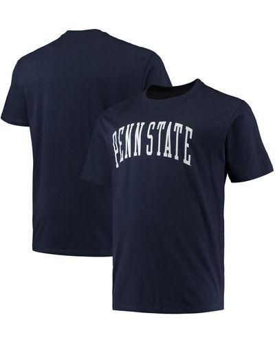Champion Penn State Nittany Lions Big And Tall Arch Team Logo T-shirt - Blue
