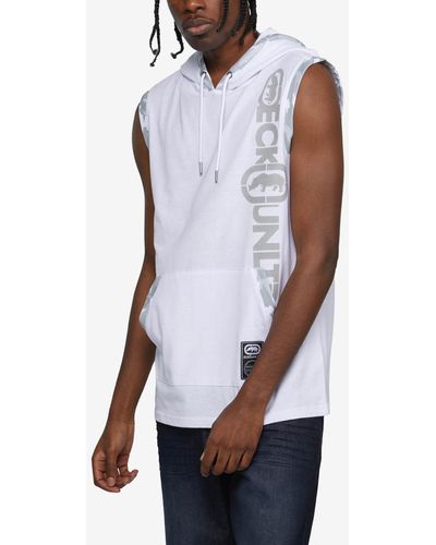 Ecko sleeveless clearance hoodie