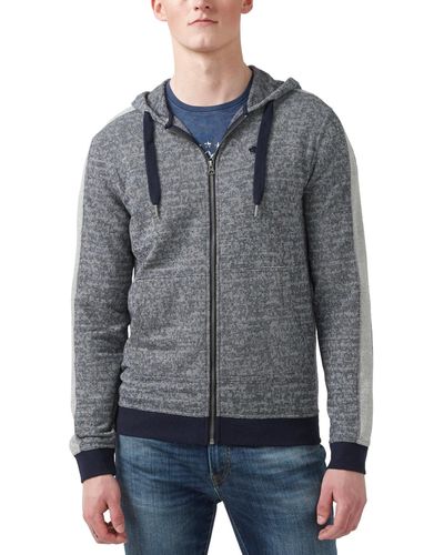 Buffalo David Bitton Fansa Full-zip Hoodie Sweatershirt - Gray
