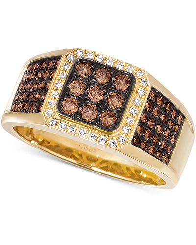 Le Vian Diamond Cluster Ring (7/8 Ct. T.w.) In 14k Gold - Metallic