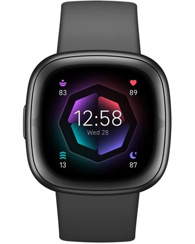 Fitbit Sense 2 Shadow Gray Graphite Smartwatch - Black