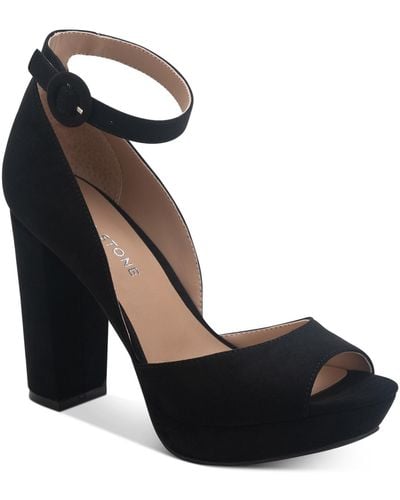 Sun & Stone Sun + Stone Reeta Block-heel Platform Sandals - Black