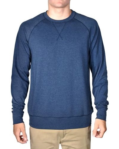 Vintage 1946 Stretch Jersey Long Sleeve Crewneck Shirt - Blue