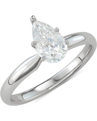Macy's Diamond Pear-cut Solitaire Engagement Ring (1 Ct. T.w. - White