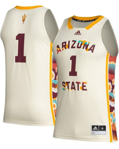 adidas #1 Arizona State Sun Devils Honoring Black Excellence Basketball Jersey - Metallic