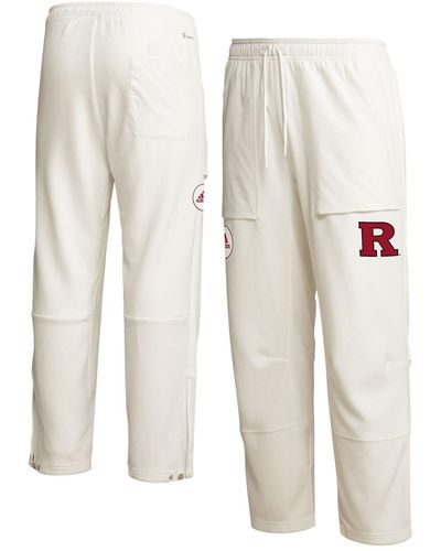 adidas Rutgers Scarlet Knights Aeroready Pants - White