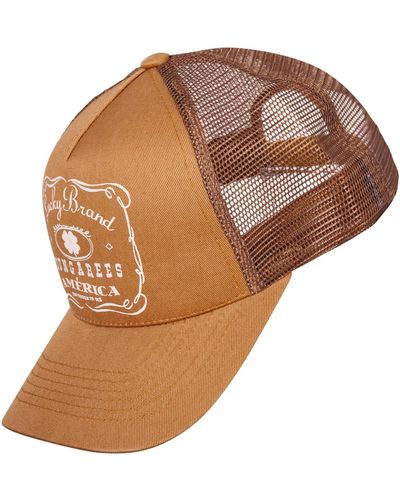 Lucky Brand Vintage-like Trucker Hat - Brown