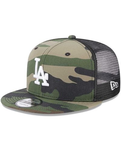 KTZ Los Angeles Dodgers Trucker 9fifty Snapback Hat - Green