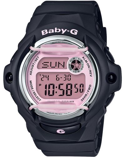 G-Shock Baby-g Digital Resin Strap Watch 42.6mm - Black