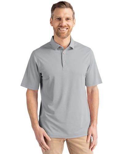 Cutter & Buck Big & Tall Virtue Eco Pique Recycled Polo Shirt - Gray