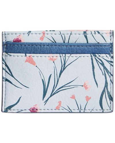 Style & Co. Printed Card Case - Blue