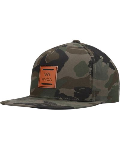 RVCA Va All The Way Snapback Hat - Green