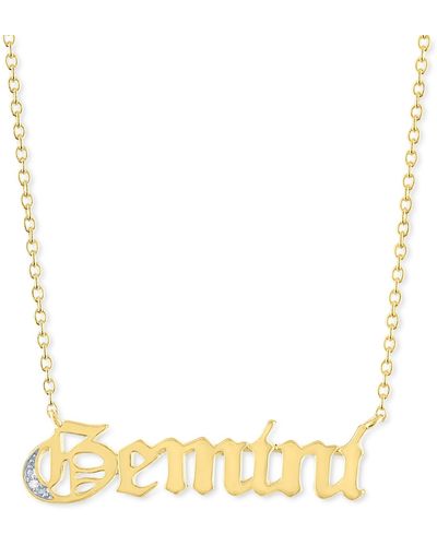 Macy's hotsell zodiac necklace