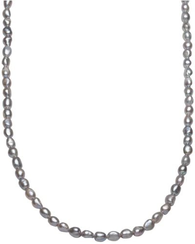 Macy's Cultured Freshwater Baroque Pearl (7-8mm - Gray