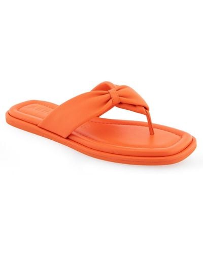 Aerosoles Bond Flip Flop Sandals - Orange