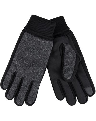 Levi's Touchscreen Stretch Knit Tech Palm Gloves - Blue