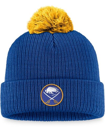 Fanatics Buffalo Sabres Team Cuffed Knit Hat - Blue