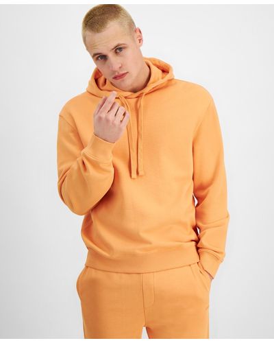 HUGO By Boss Relaxed-fit Hooded Sweatshirt - Orange