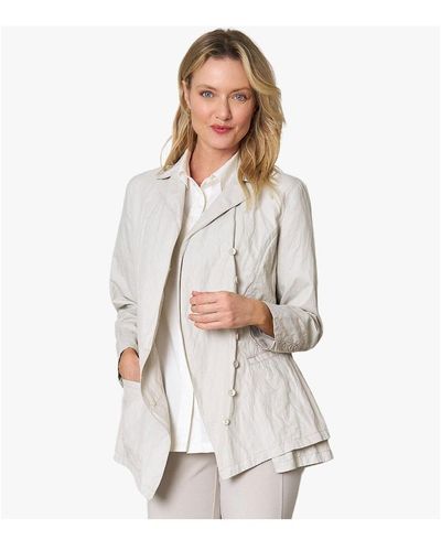 Stella Carakasi Button Front The Edge Blazer - White