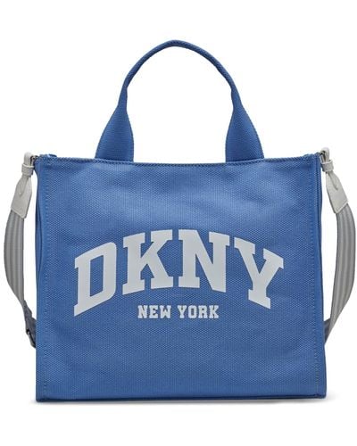 DKNY Hadlee Logo Tote - Blue