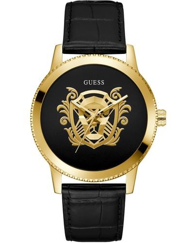 Guess Analog Gold-tone Stainless Steel Watch 44mm - Metallic