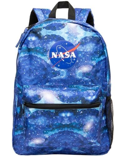 NASA School Or Office Galactic Backpack - Blue