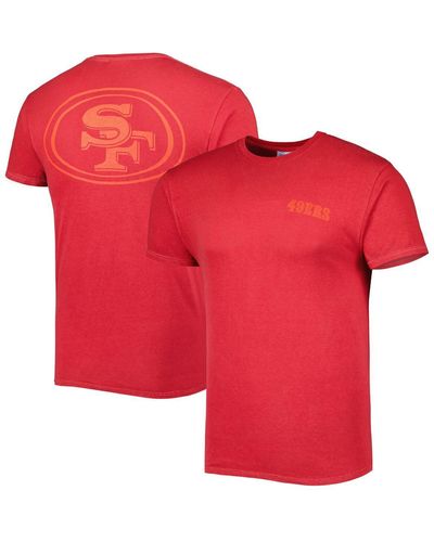 '47 San Francisco 49ers Fast Track Tonal Highlight T-shirt - Red