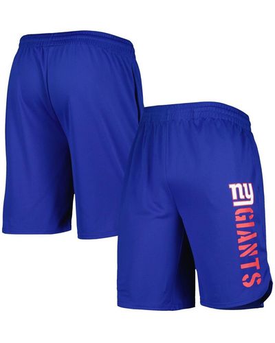 MSX by Michael Strahan New York Giants Team Shorts - Blue