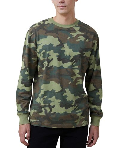 Cotton On Loose Fit Long Sleeve T-shirt - Green