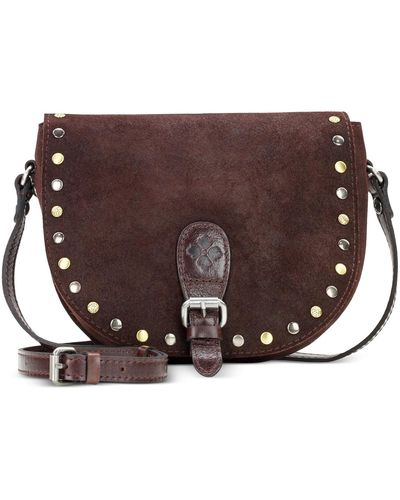 Patricia Nash Isola Flap Saddle Bag - Brown