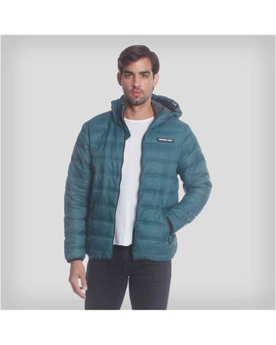 Members Only Solid Packable Jacket - Blue